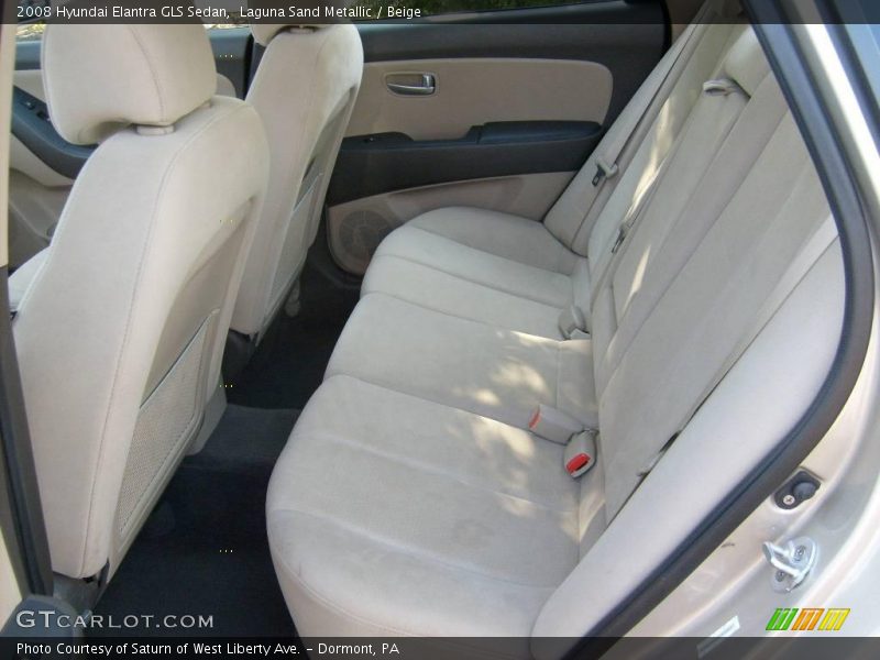 Laguna Sand Metallic / Beige 2008 Hyundai Elantra GLS Sedan