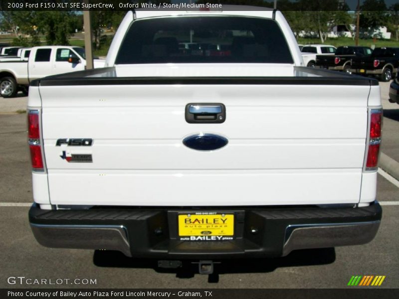 Oxford White / Stone/Medium Stone 2009 Ford F150 XLT SFE SuperCrew