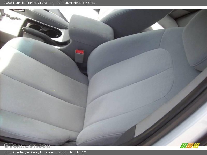 QuickSilver Metallic / Gray 2008 Hyundai Elantra GLS Sedan