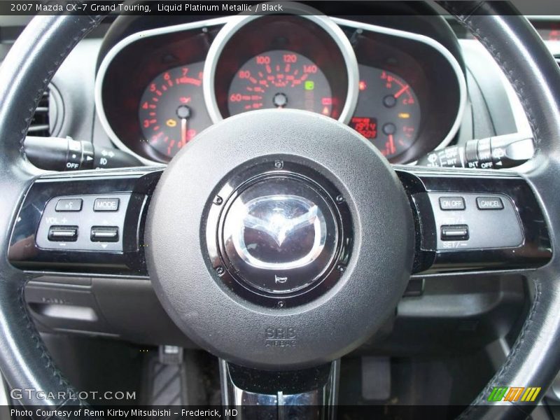 Liquid Platinum Metallic / Black 2007 Mazda CX-7 Grand Touring