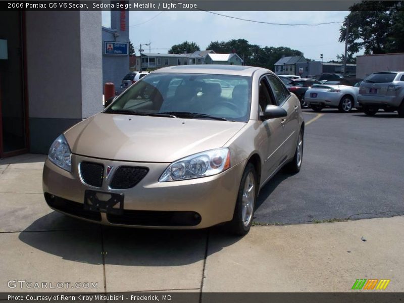 Sedona Beige Metallic / Light Taupe 2006 Pontiac G6 V6 Sedan