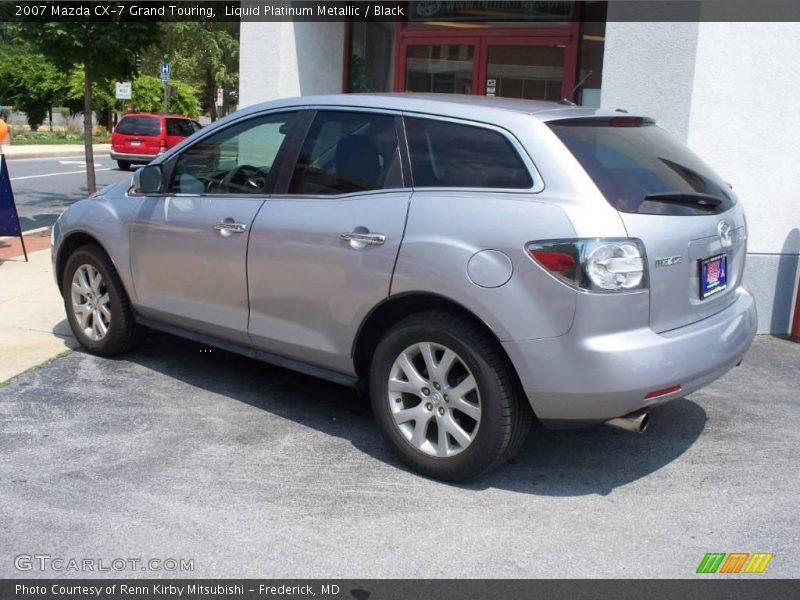 Liquid Platinum Metallic / Black 2007 Mazda CX-7 Grand Touring