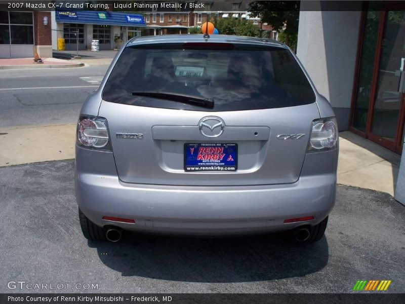 Liquid Platinum Metallic / Black 2007 Mazda CX-7 Grand Touring