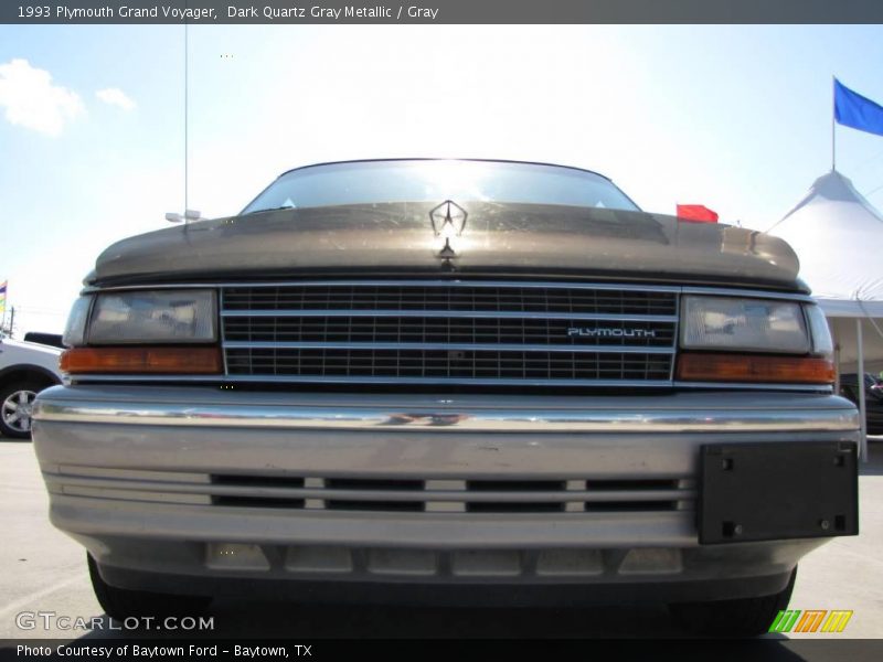 Dark Quartz Gray Metallic / Gray 1993 Plymouth Grand Voyager