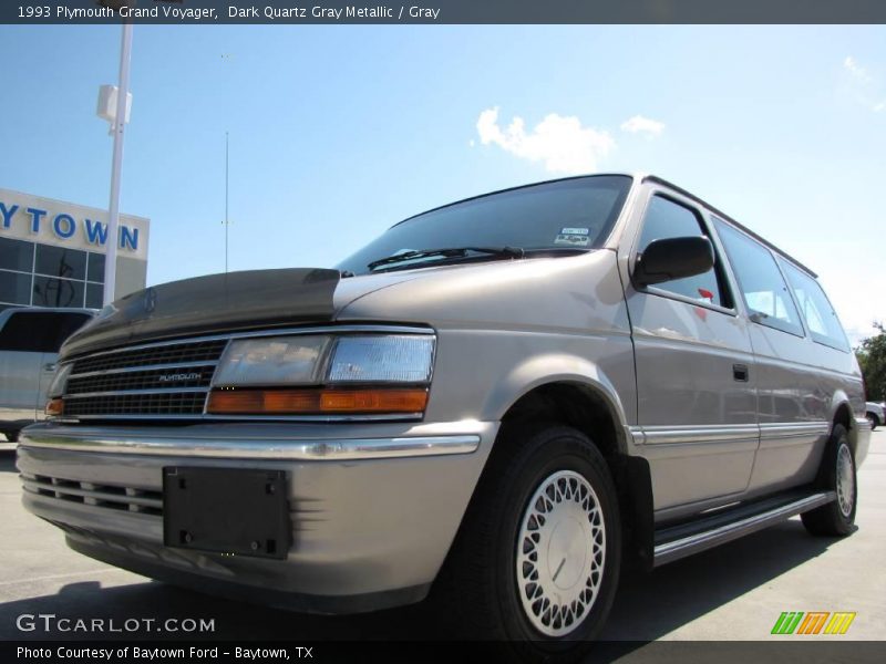Dark Quartz Gray Metallic / Gray 1993 Plymouth Grand Voyager
