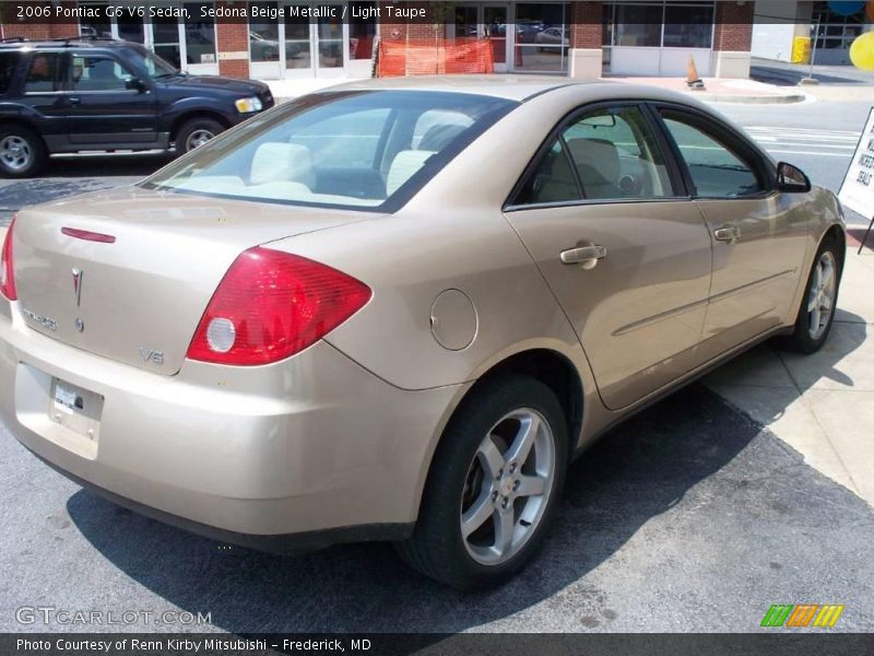 Sedona Beige Metallic / Light Taupe 2006 Pontiac G6 V6 Sedan