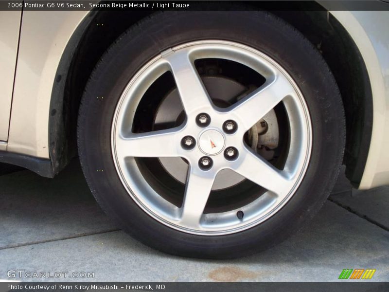 Sedona Beige Metallic / Light Taupe 2006 Pontiac G6 V6 Sedan