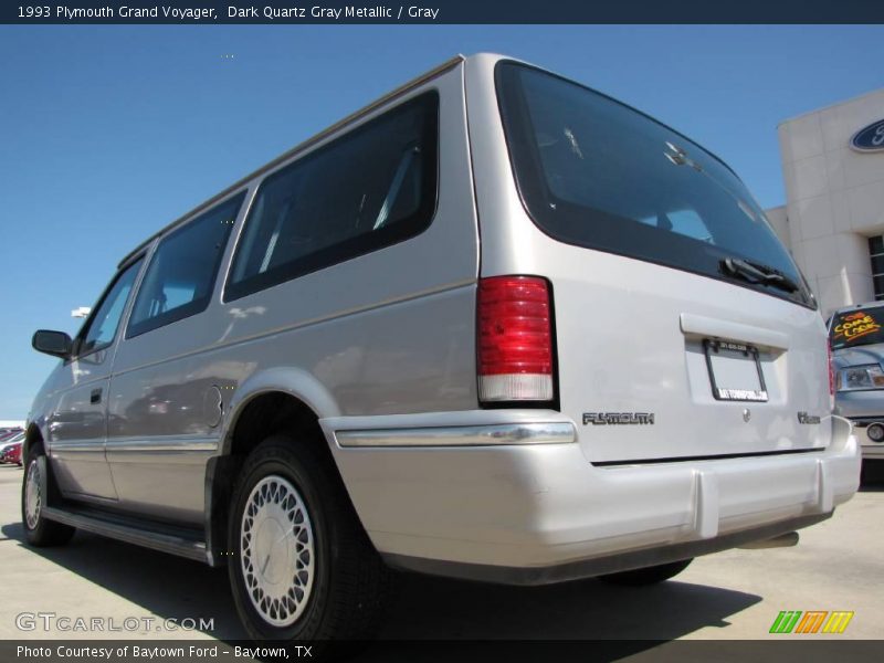 Dark Quartz Gray Metallic / Gray 1993 Plymouth Grand Voyager