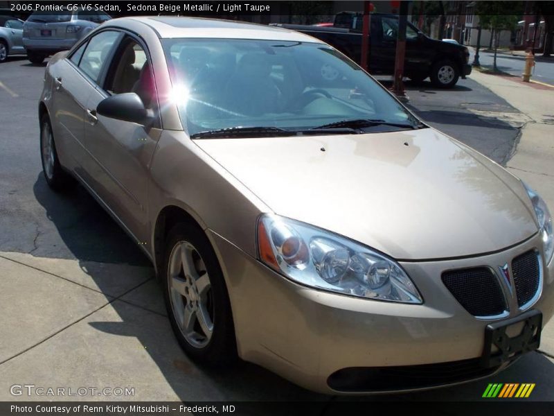 Sedona Beige Metallic / Light Taupe 2006 Pontiac G6 V6 Sedan