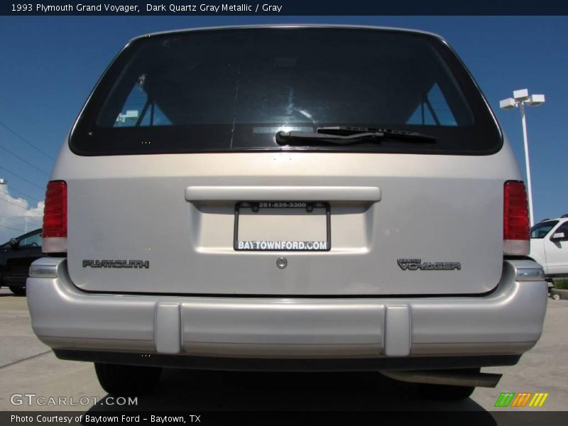 Dark Quartz Gray Metallic / Gray 1993 Plymouth Grand Voyager
