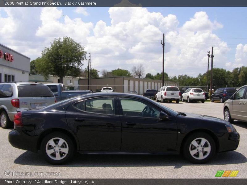 Black / Cashmere 2008 Pontiac Grand Prix Sedan