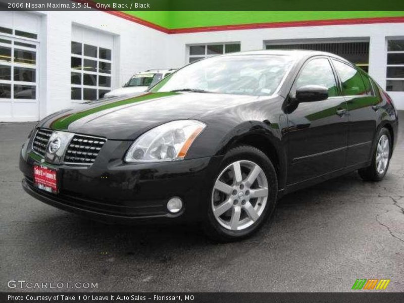 Onyx Black / Black 2006 Nissan Maxima 3.5 SL