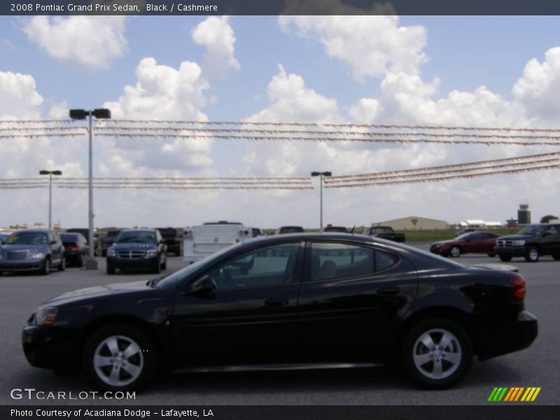 Black / Cashmere 2008 Pontiac Grand Prix Sedan