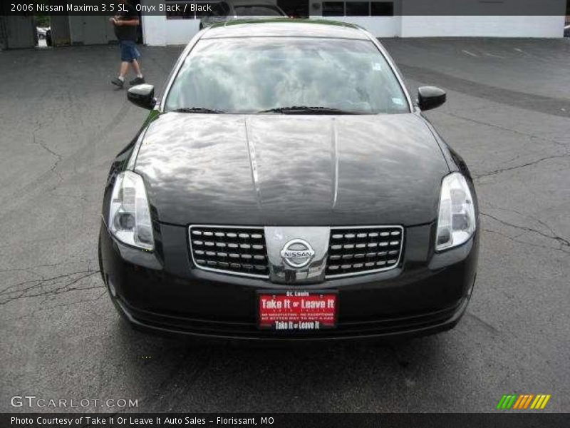 Onyx Black / Black 2006 Nissan Maxima 3.5 SL