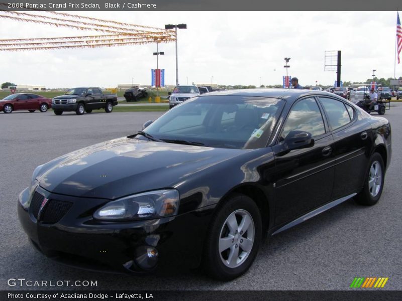 Black / Cashmere 2008 Pontiac Grand Prix Sedan