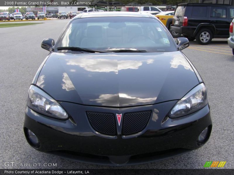 Black / Cashmere 2008 Pontiac Grand Prix Sedan