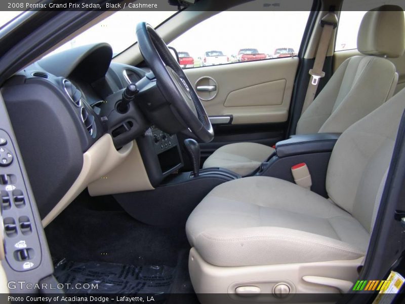 Black / Cashmere 2008 Pontiac Grand Prix Sedan