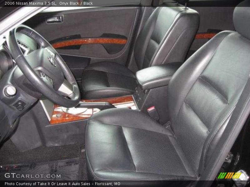 Onyx Black / Black 2006 Nissan Maxima 3.5 SL