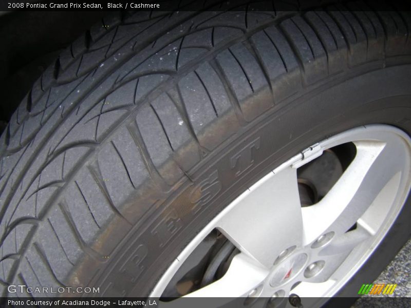 Black / Cashmere 2008 Pontiac Grand Prix Sedan