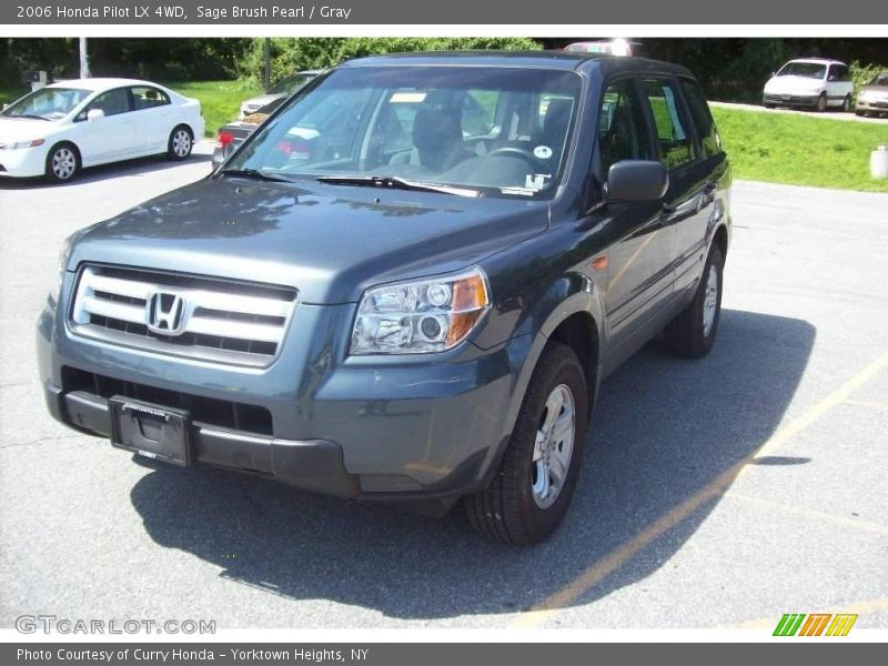 Sage Brush Pearl / Gray 2006 Honda Pilot LX 4WD