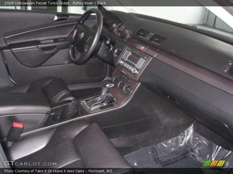 Reflex Silver / Black 2008 Volkswagen Passat Turbo Sedan