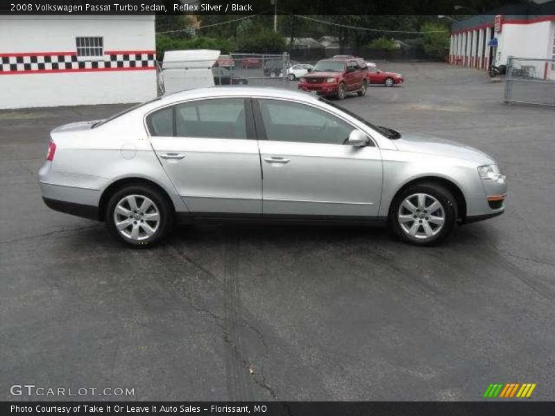 Reflex Silver / Black 2008 Volkswagen Passat Turbo Sedan