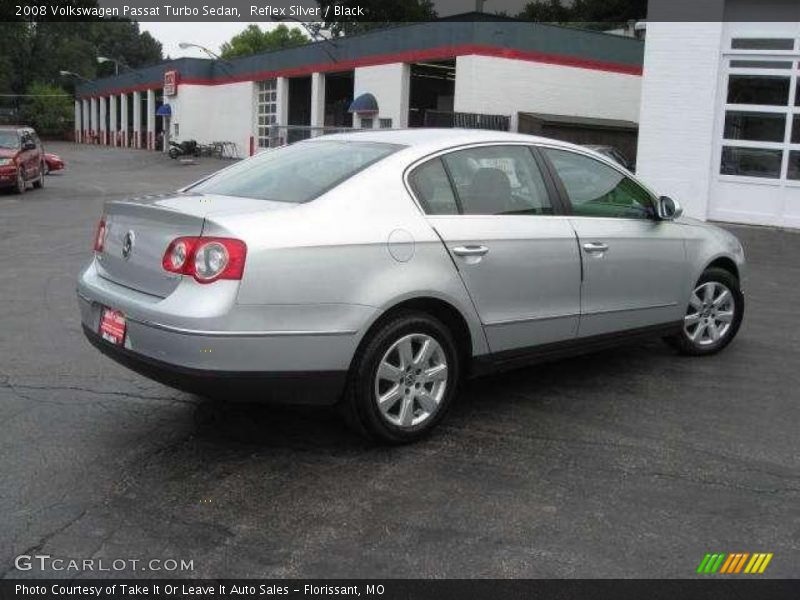Reflex Silver / Black 2008 Volkswagen Passat Turbo Sedan