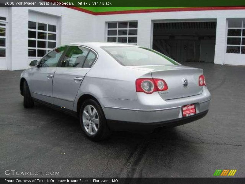 Reflex Silver / Black 2008 Volkswagen Passat Turbo Sedan