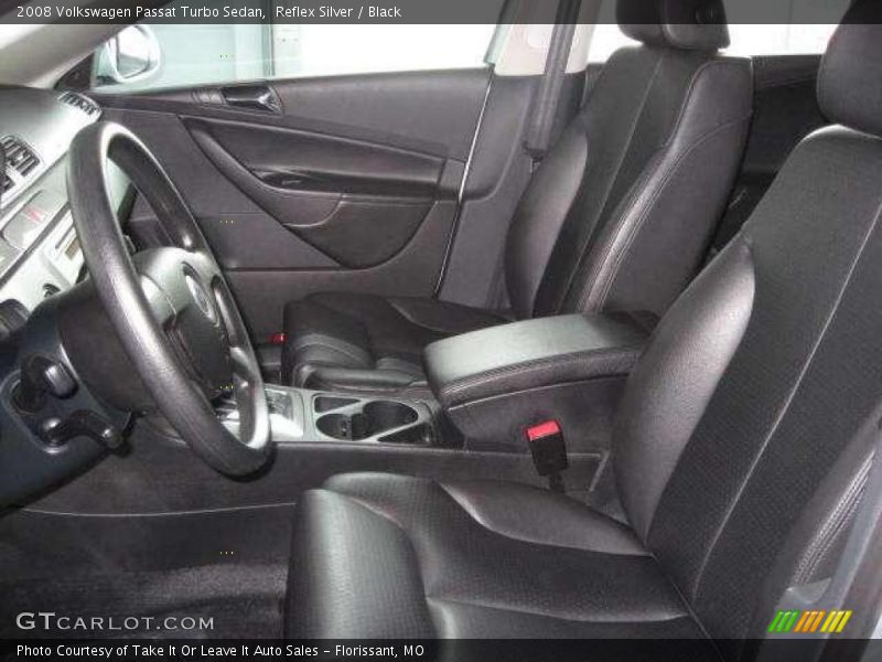 Reflex Silver / Black 2008 Volkswagen Passat Turbo Sedan