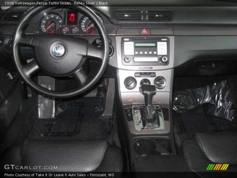 Reflex Silver / Black 2008 Volkswagen Passat Turbo Sedan