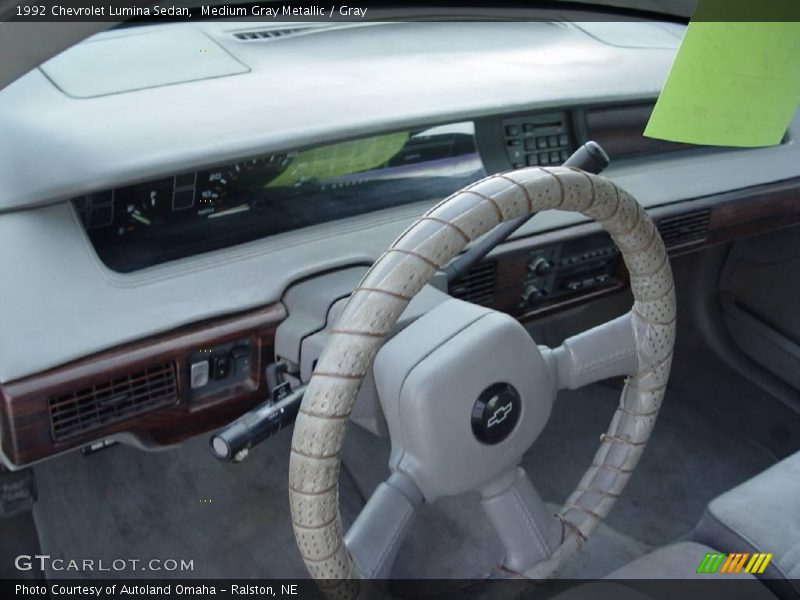 Medium Gray Metallic / Gray 1992 Chevrolet Lumina Sedan