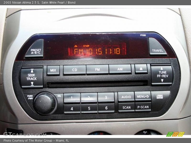 Satin White Pearl / Blond 2003 Nissan Altima 2.5 S