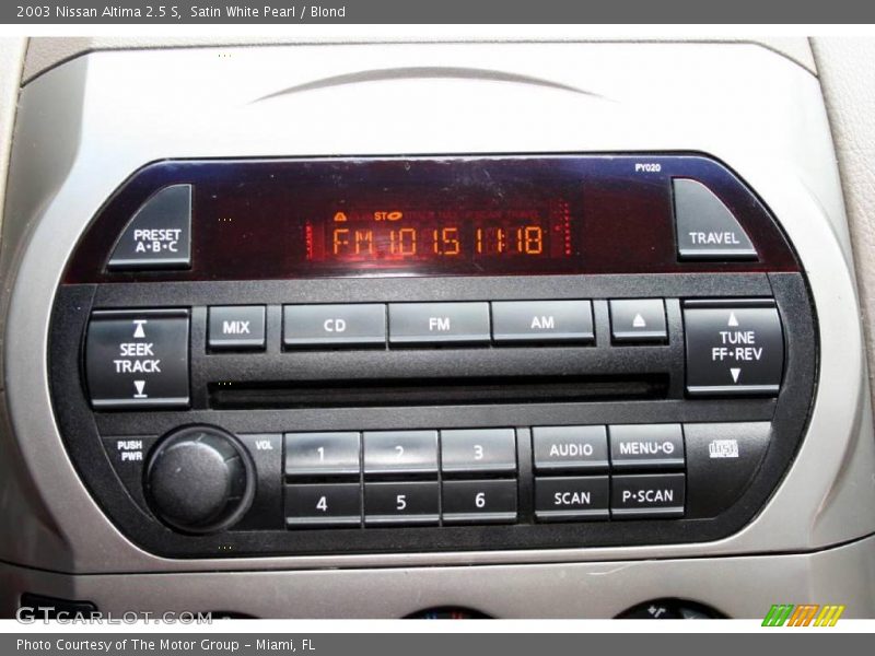 Satin White Pearl / Blond 2003 Nissan Altima 2.5 S