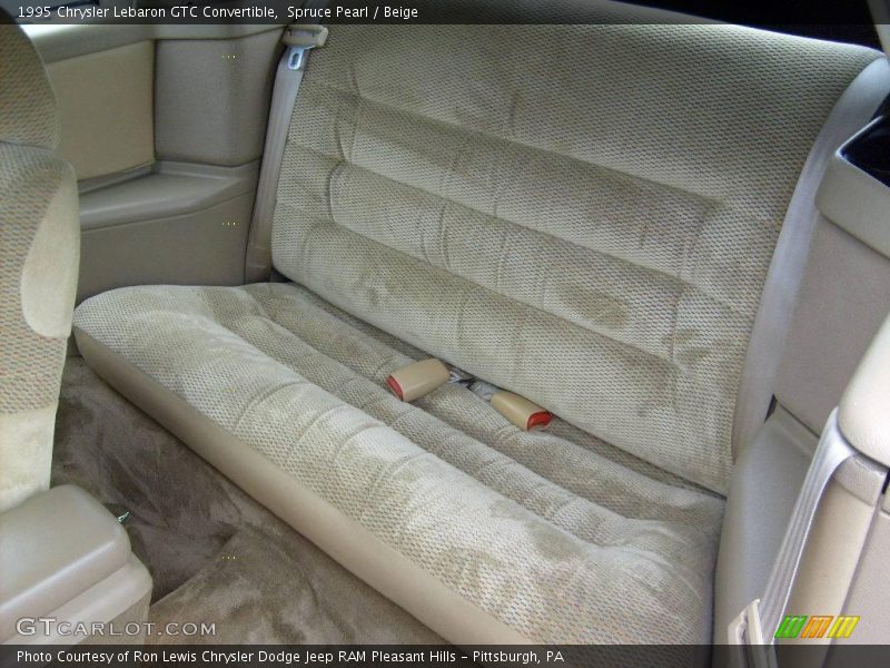 Spruce Pearl / Beige 1995 Chrysler Lebaron GTC Convertible