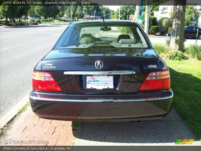 Quantum Gray Metallic / Quartz 2002 Acura RL 3.5 Sedan