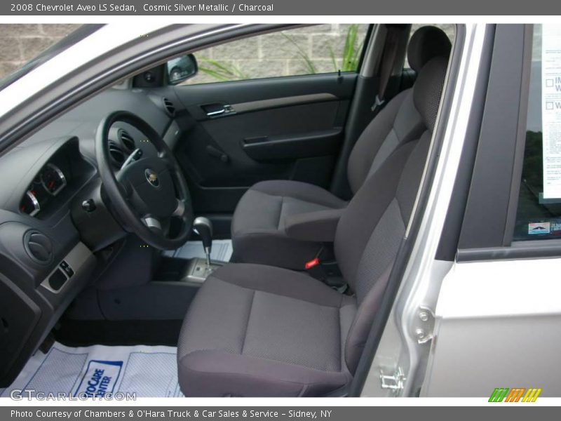 Cosmic Silver Metallic / Charcoal 2008 Chevrolet Aveo LS Sedan
