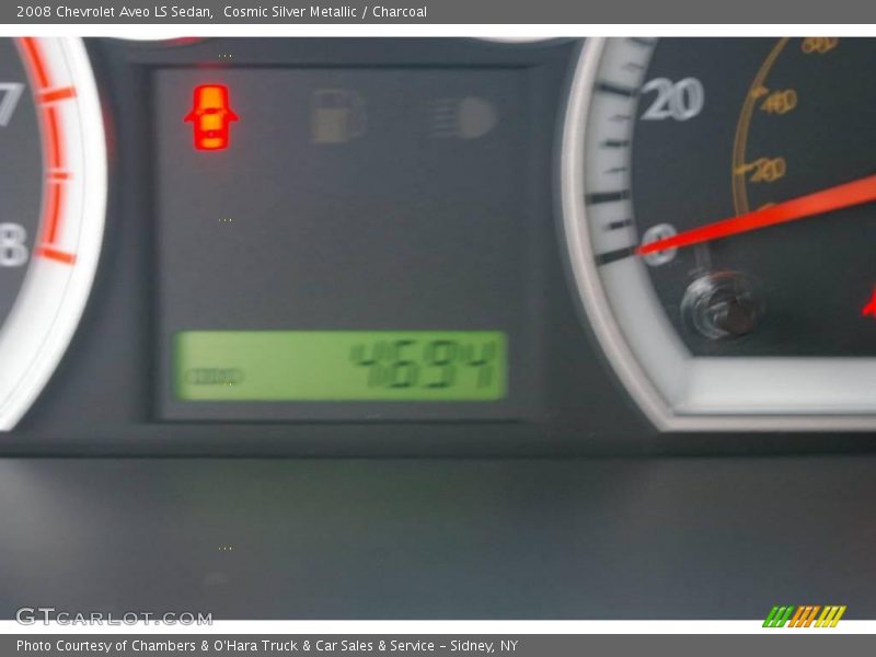 Cosmic Silver Metallic / Charcoal 2008 Chevrolet Aveo LS Sedan