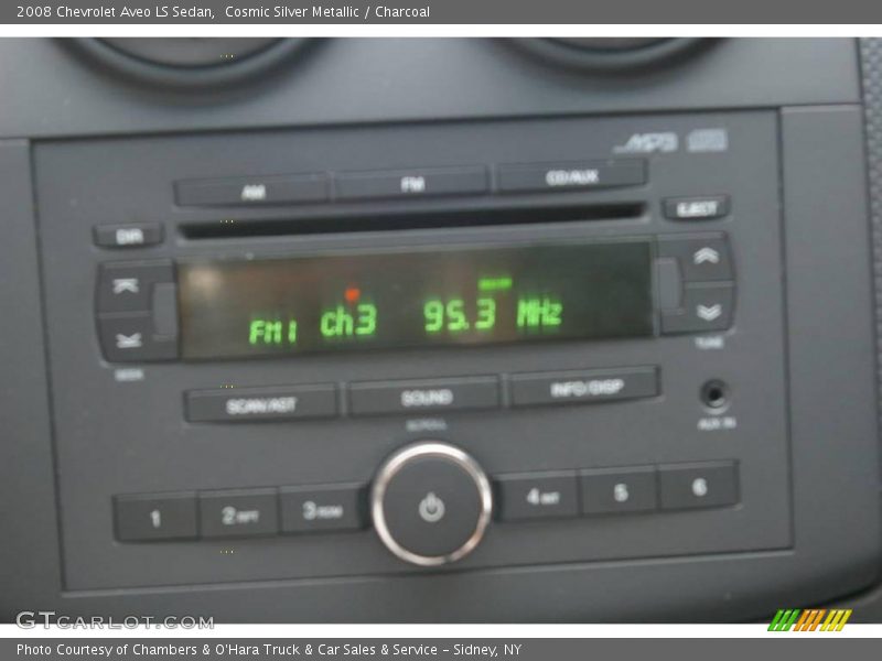 Cosmic Silver Metallic / Charcoal 2008 Chevrolet Aveo LS Sedan