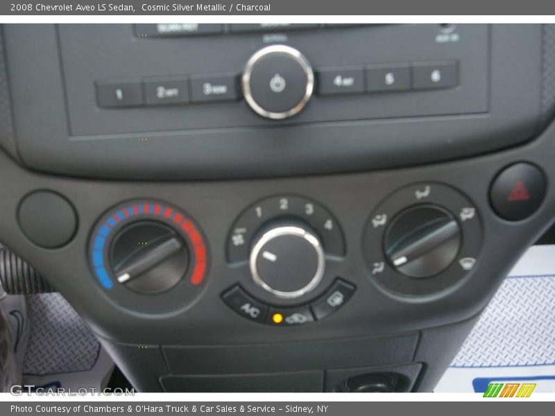 Cosmic Silver Metallic / Charcoal 2008 Chevrolet Aveo LS Sedan