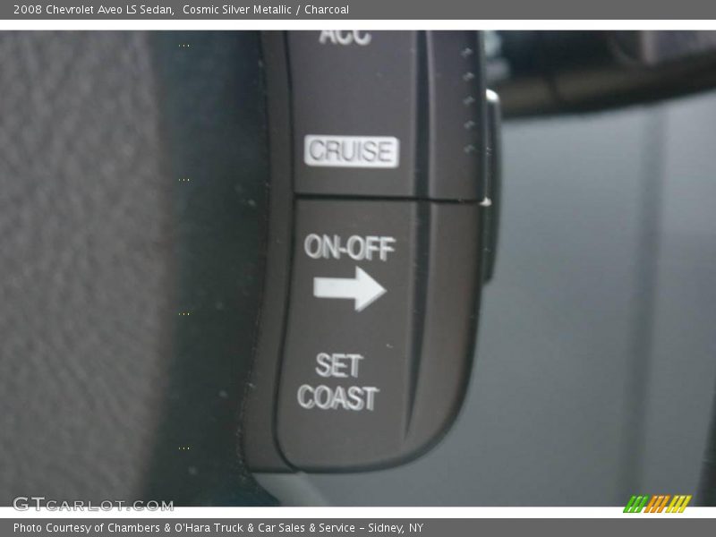 Cosmic Silver Metallic / Charcoal 2008 Chevrolet Aveo LS Sedan