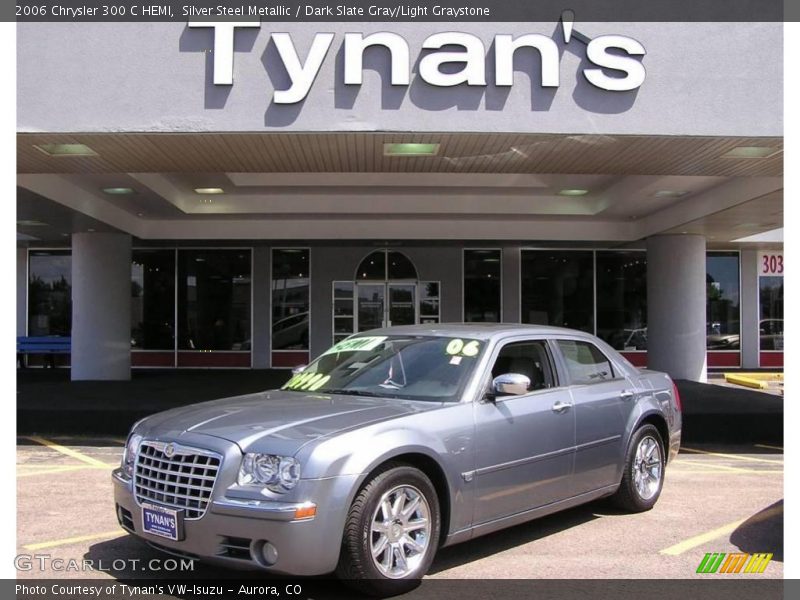 Silver Steel Metallic / Dark Slate Gray/Light Graystone 2006 Chrysler 300 C HEMI