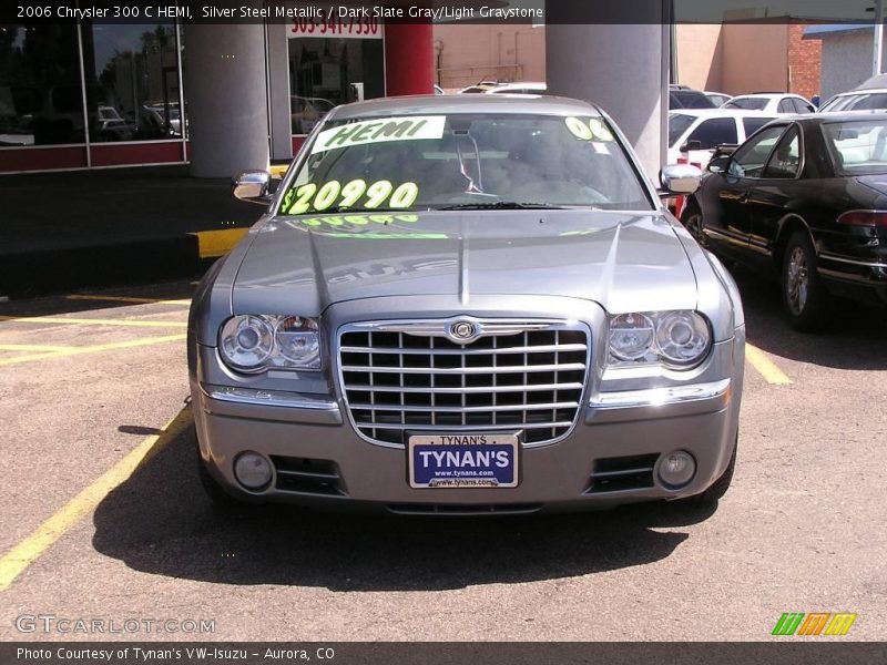 Silver Steel Metallic / Dark Slate Gray/Light Graystone 2006 Chrysler 300 C HEMI