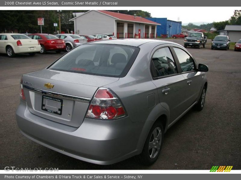 Cosmic Silver Metallic / Charcoal 2008 Chevrolet Aveo LS Sedan