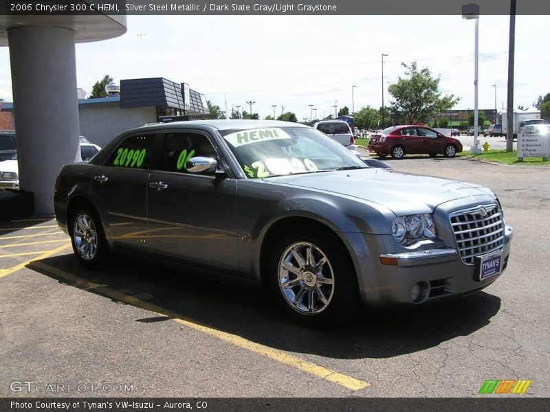 Silver Steel Metallic / Dark Slate Gray/Light Graystone 2006 Chrysler 300 C HEMI
