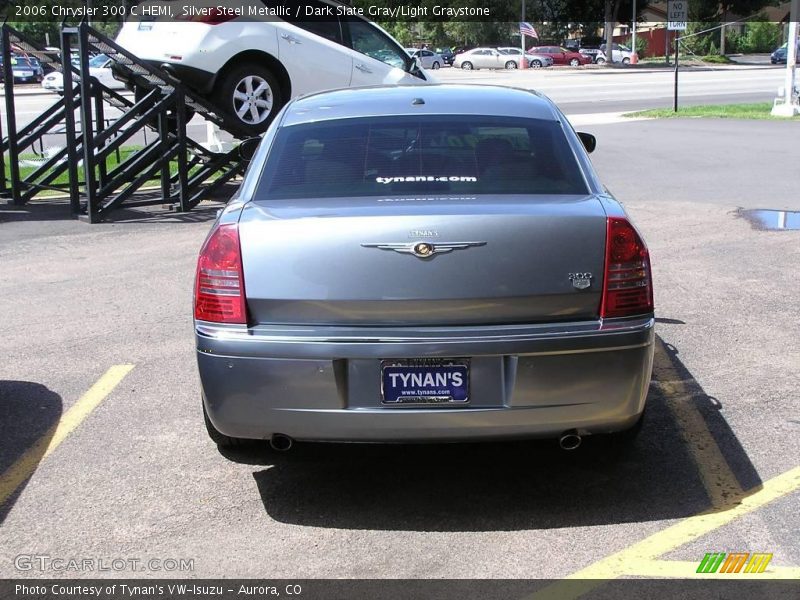 Silver Steel Metallic / Dark Slate Gray/Light Graystone 2006 Chrysler 300 C HEMI