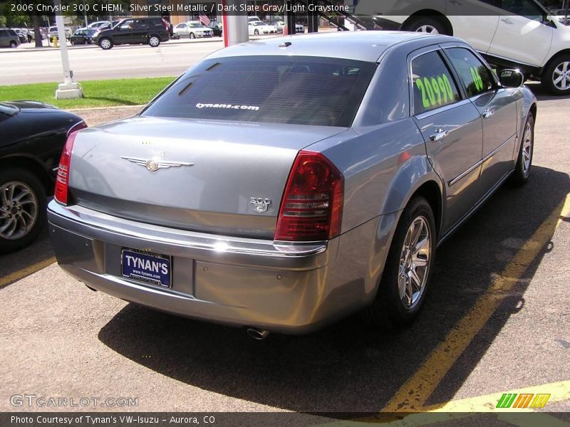 Silver Steel Metallic / Dark Slate Gray/Light Graystone 2006 Chrysler 300 C HEMI