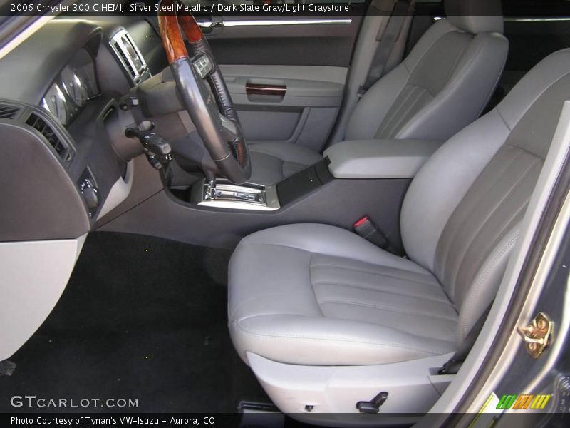 Silver Steel Metallic / Dark Slate Gray/Light Graystone 2006 Chrysler 300 C HEMI