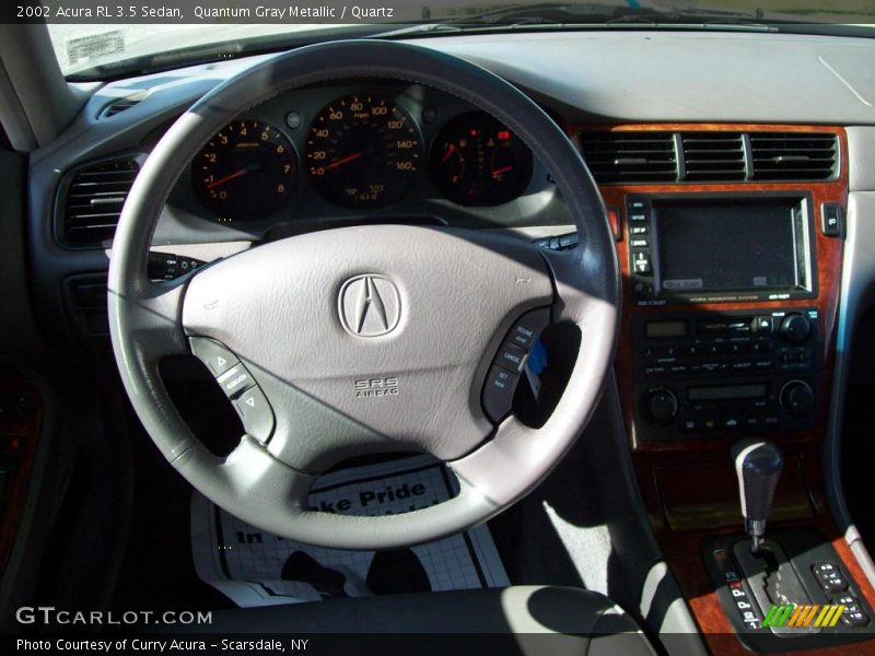 Quantum Gray Metallic / Quartz 2002 Acura RL 3.5 Sedan