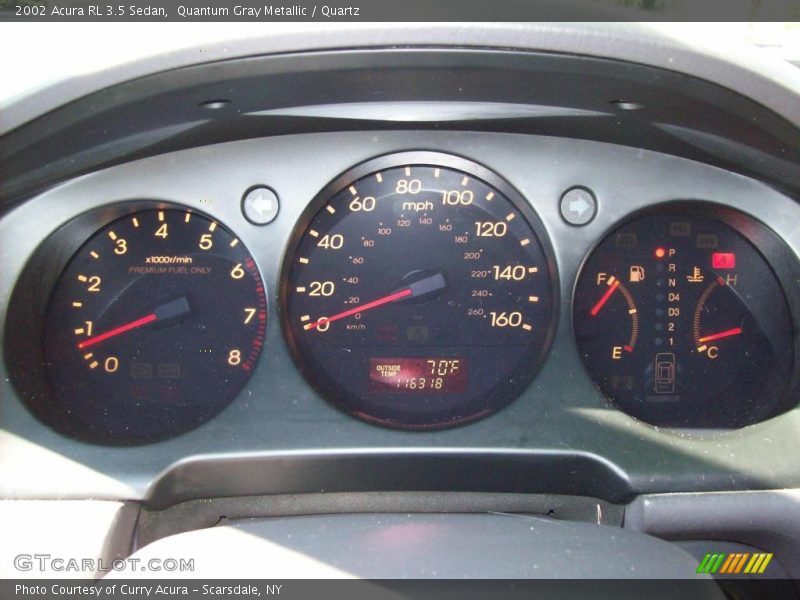 Quantum Gray Metallic / Quartz 2002 Acura RL 3.5 Sedan