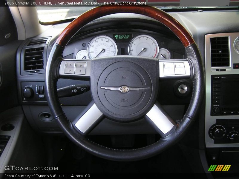Silver Steel Metallic / Dark Slate Gray/Light Graystone 2006 Chrysler 300 C HEMI